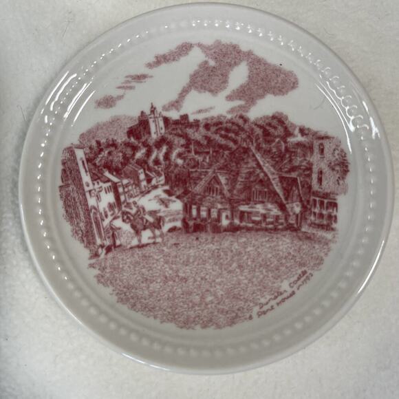 Johnson Brothers Old Britain Castles Pink Set of 4 Coasters3 - Picture 5 of 7